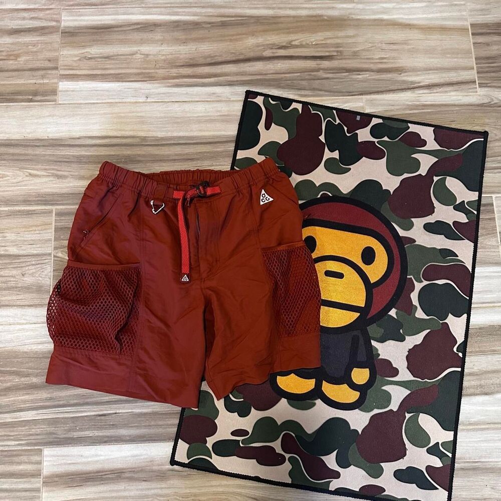 Nike ACG Snowgrass Men's Cargo Shorts Orange 'Cinnamon' DV9405-245